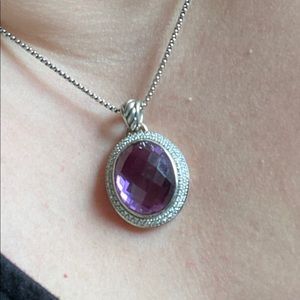 David Yurman Signature Oval Pendant